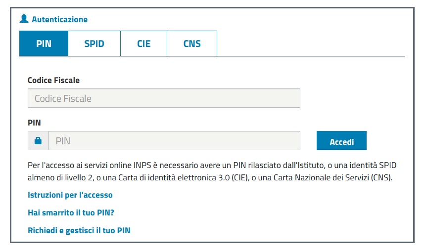 Codice pin inps per la comunicazione di assunzione di colf e badanti Codice pin inps per la comunicazione di assunzione di colf e badanti